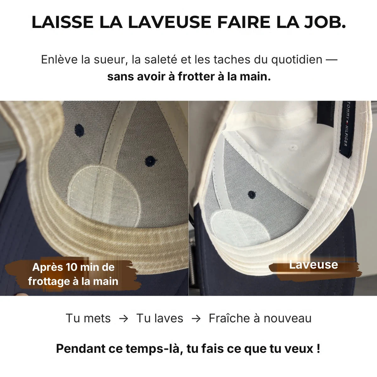 Laisse la laveuse faire la job
